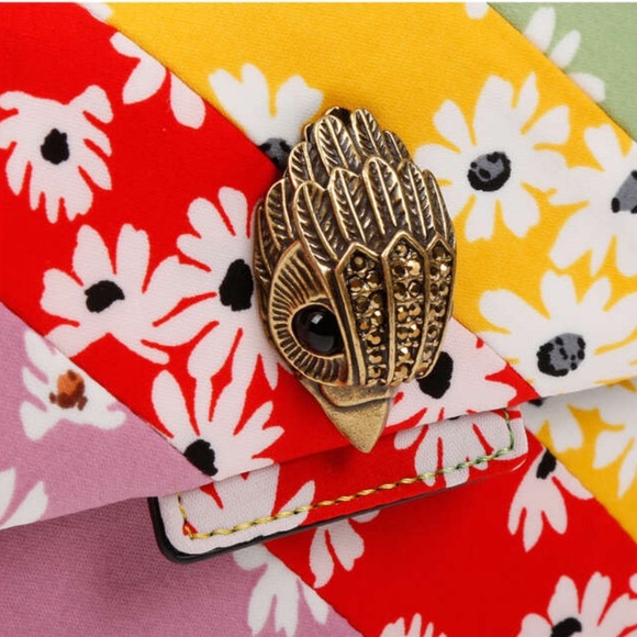 Kurt Geiger Mini Kensington Rainbow Flowers Bag - Picture 14 of 15